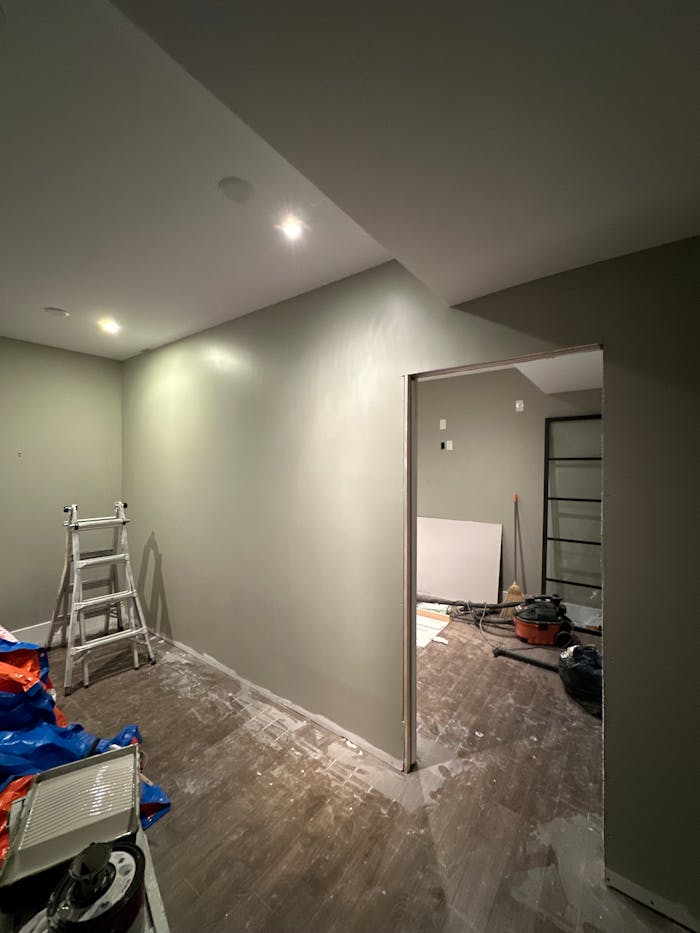 Living Room During Renovation 